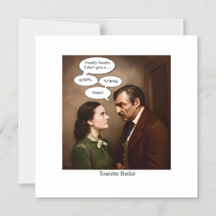 Tourette Butler Magnetic Invitation