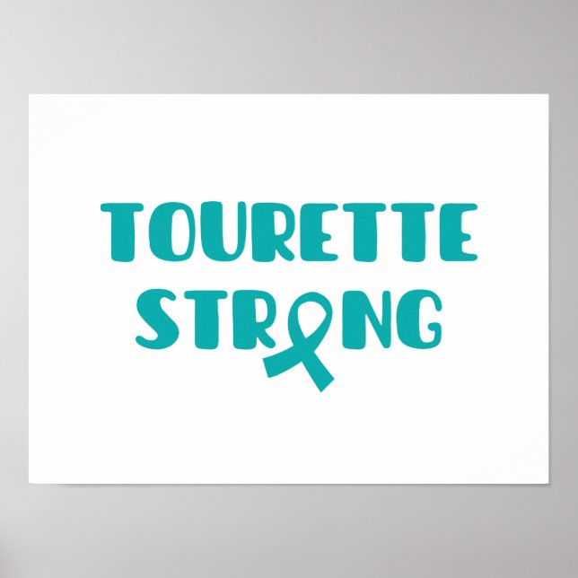 Tourette Strong Poster & Prints (Front)