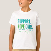 tourette's support Custom name Kids T-Shirt