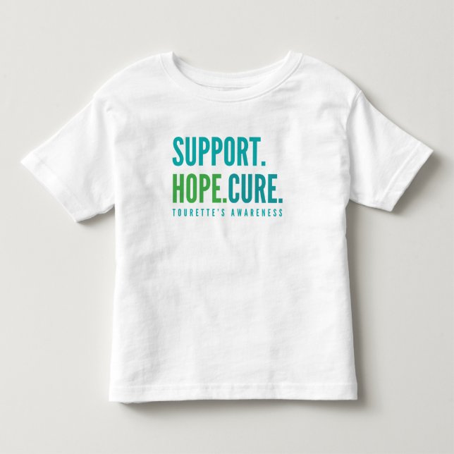 tourette's support hope cure Toddler T-Shirt (Front)