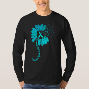 Tourette's Syndrome Awareness Ribbon Sunflower T-Shirt