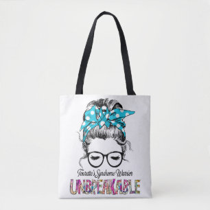 Tourette's Syndrome Awareness Ribbon Support Gifts Tote Bag