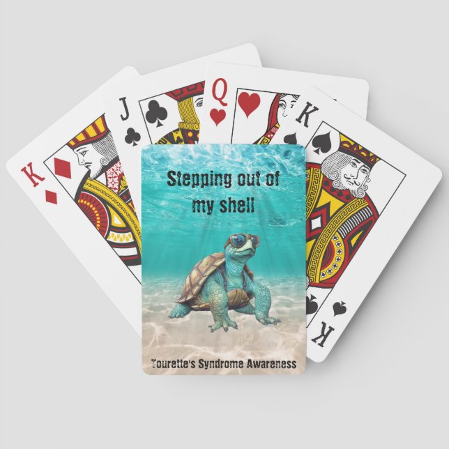 Tourette's Syndrome Custom Playing Cards (Back)