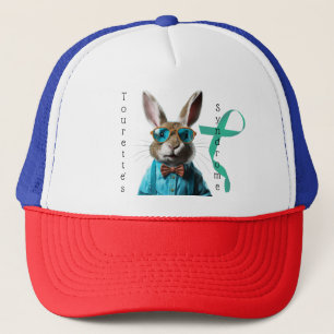 Tourette's Syndrome Rabbit Hat Custom