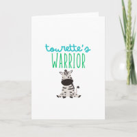 tourette's warrior awareness cute Invitation Card