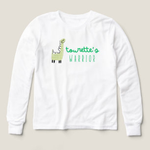 tourette's warrior awareness Girls Long Sleeve