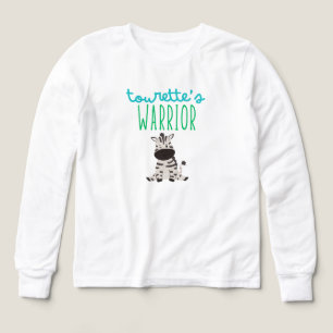 tourette's warrior cute Girls Long Sleeve Shirt