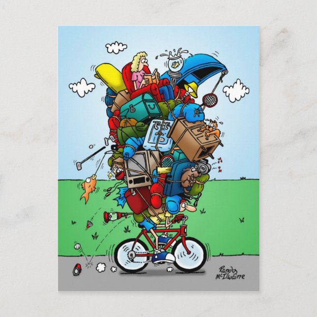 Touring Bike Postcard (Front)