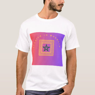 Tourism in Morocco – Moroccan Mosaic Star Design T-Shirt