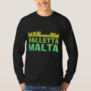 Tourist Attractions Building City Town Malta Valle T-Shirt