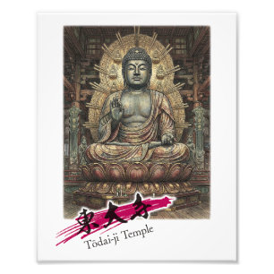 Tourist attractions in Japan: Nara, Todai-ji Photo Print