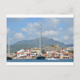 Tourist Boats In Turkey Postcard