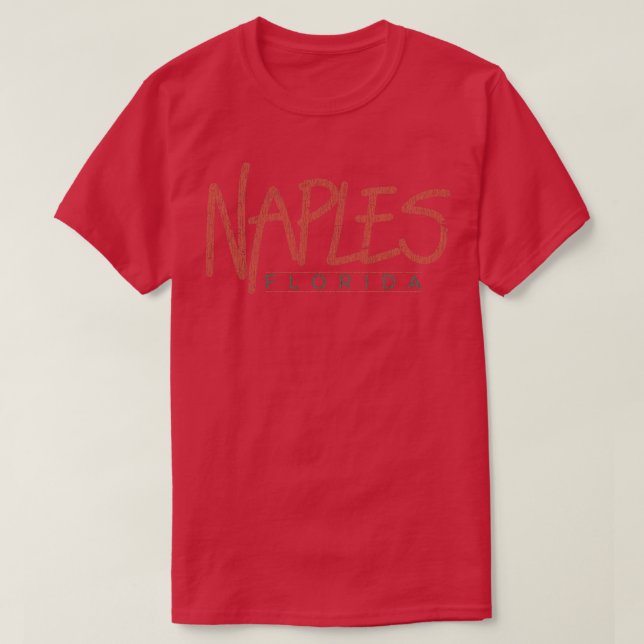 Tourist Naples Florida 1995  T-Shirt (Design Front)
