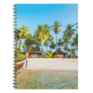 Tourist Resort's Bungalows on the Beach   Thailand Notebook