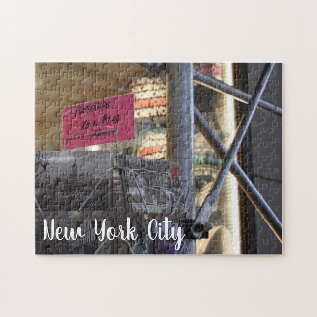Tourist Shop New York City NYC Urban Photography Jigsaw Puzzle (Horizontal)
