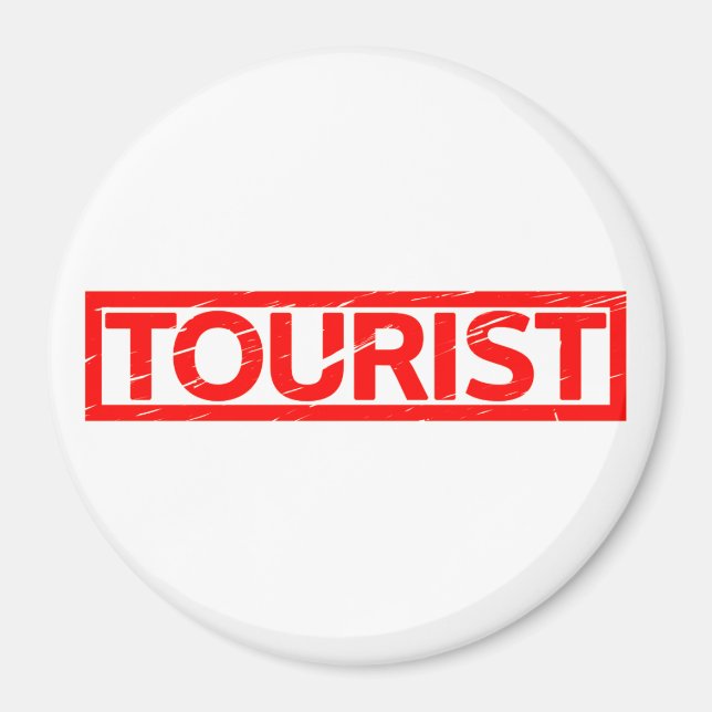 Tourist Stamp Magnet (Front)