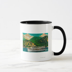 Tourist Steamer on Diablo lake, Skagit Mug