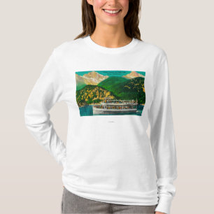 Tourist Steamer on Diablo lake, Skagit T-Shirt