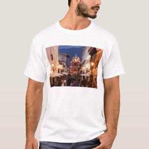 Tourists On San Cristobal De Las Casas Street T-Shirt