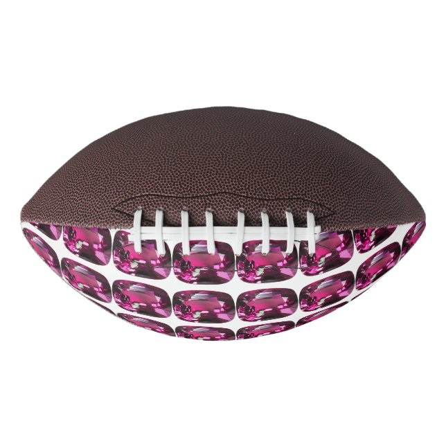 Tourmaline Gemstone Pink Football (Front)