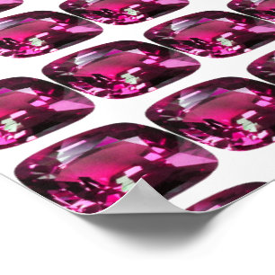 Tourmaline Gemstone Pink Poster