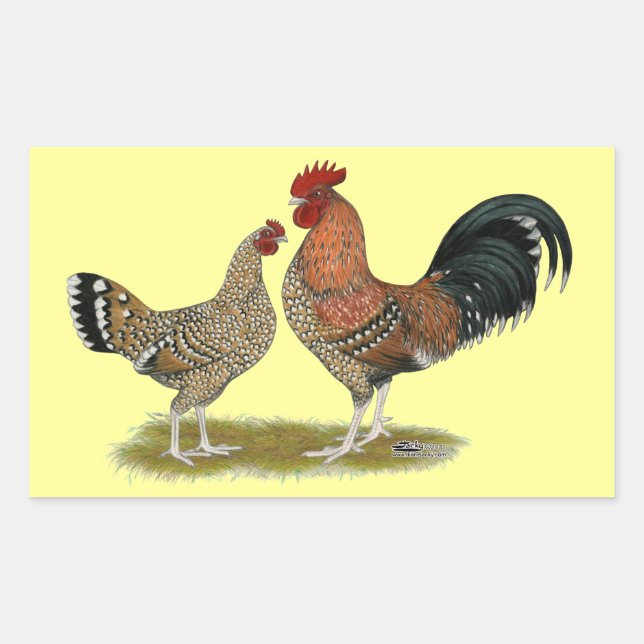Tournaisis Bantams Rectangular Sticker (Front)
