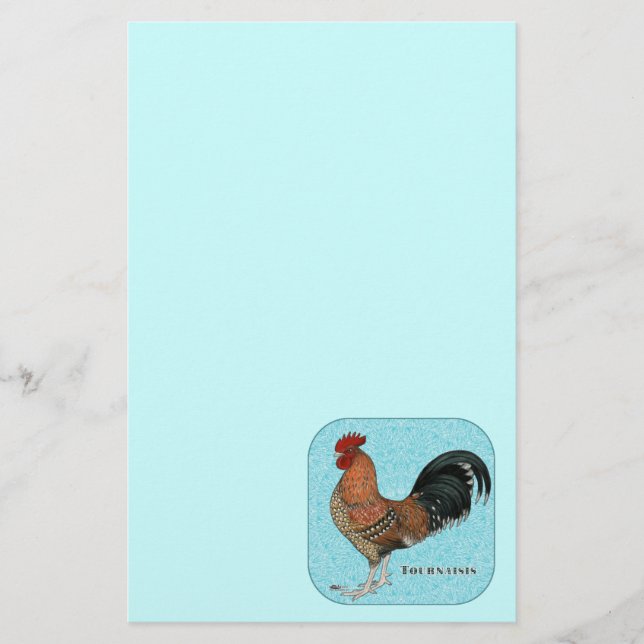 Tournaisis Rooster Stationery (Front)