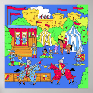 Tournament at the castle poster