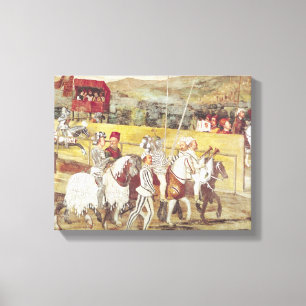 Tournament in Honour of Christian I  of Canvas Print