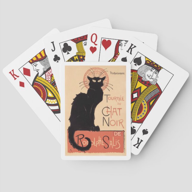 Tournee du Chat Noir (1896) Playing Cards (Back)