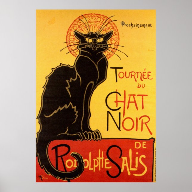 Tournee du Chat Noir Cat Poster (Front)