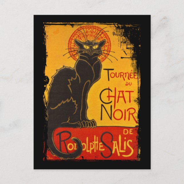 Tournee du Chat Noir Postcard (Front)