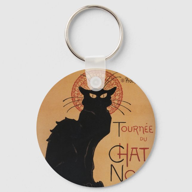 Tournée du Chat Noir, Théophile Steinlen Key Ring (Front)