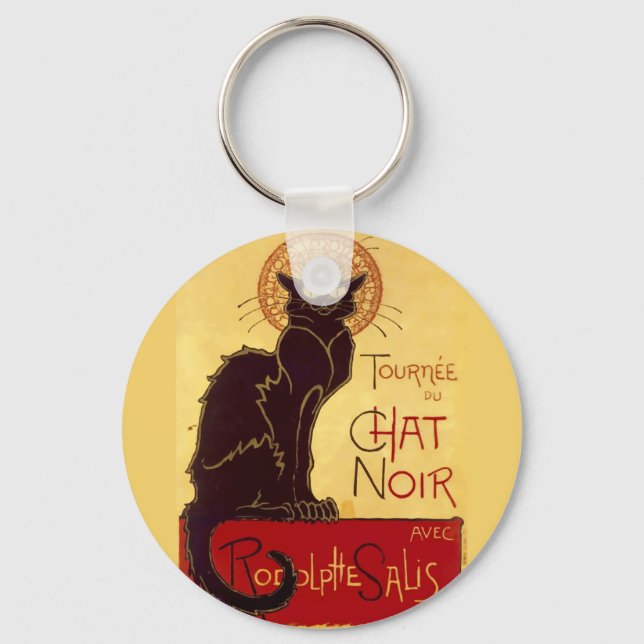 Tournée du Chat Noir, Théophile Steinlen Key Ring (Front)