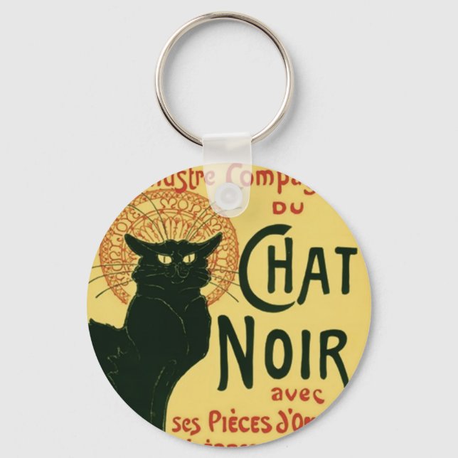 Tournée du Chat Noir, Theophile Steinlen Key Ring (Front)