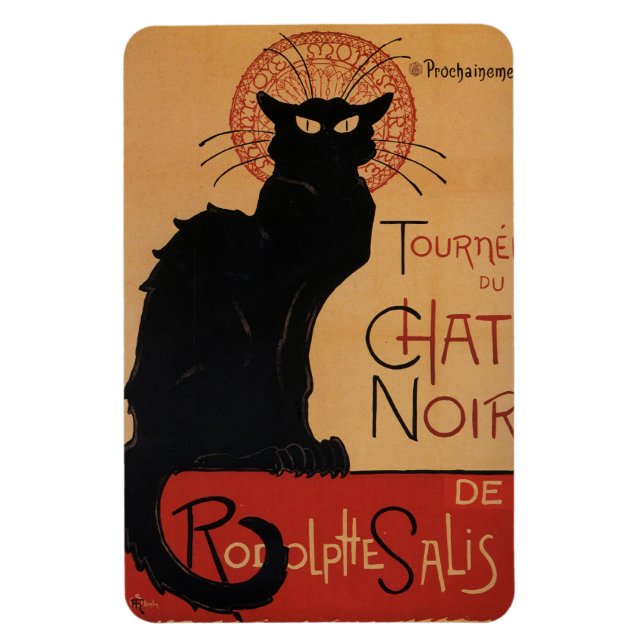 Tournée du Chat Noir, Théophile Steinlen Magnet (Vertical)
