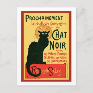 Tournée du Chat Noir, Theophile Steinlen Postcard