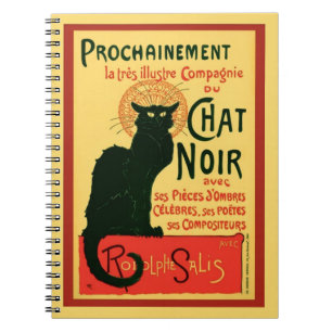 Tournée du Chat Noir, Théophile Steinlen Spiral Notebook