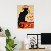 Tournee du Chat Noir Vintage Black Cat Art Nouveau