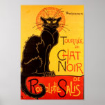 Tournée du Chat Noir - Vintage Poster<br><div class="desc">Tournée du Chat Noir - Vintage Poster. Tournée du Chat Noir,  c.1896 by Théophile Alexandre Steinlen</div>