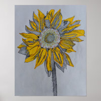 Tournesol, sunflower, Yellow flower, Yellow art
