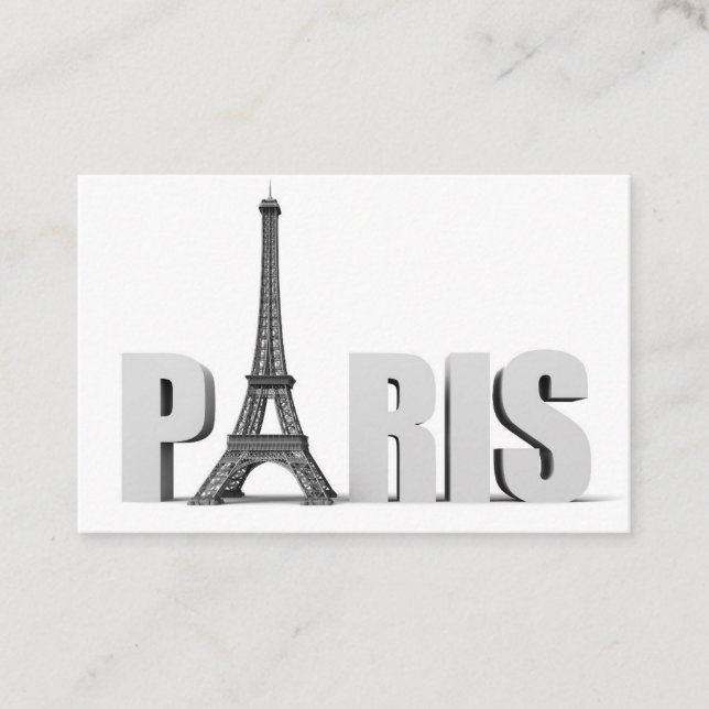 Tours Eiffel PARIS Business Card (Front)