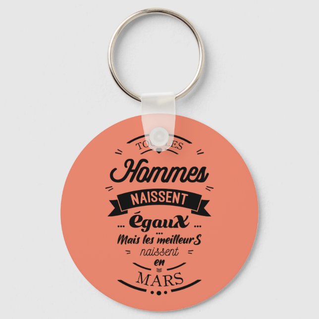 Tous les hommes naissent égaux - Mars Key Ring (Front)