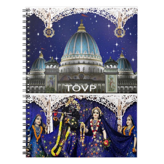 TOVP/Radha Madhava Spiral Notebook (Front)