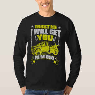 Tow Truck Driver Breakdown Lorry - Thin Yellow Lin T-Shirt