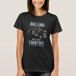 Tow Truck Driver Old Man s 30th Birthday T-Shirt