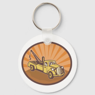 Tow Truck Keychain