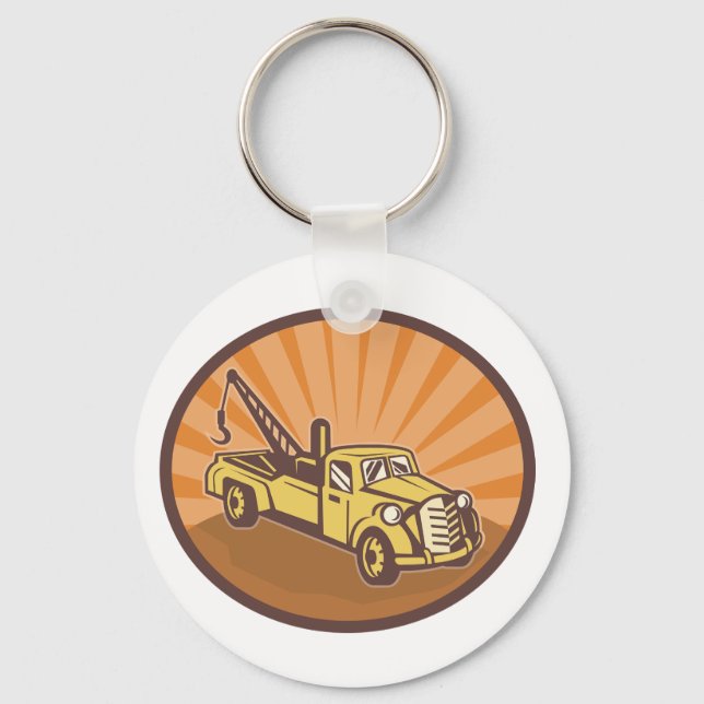 Tow Truck Keychain (Front)
