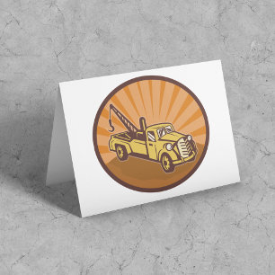Tow Truck Note Cards