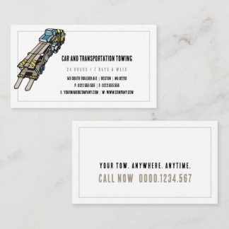 Tow Truck Services | Your tow Anywhere Anytime Business Card